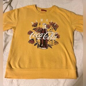 Coca Cola- Oversized Graphic Sweatshirt - Size: Medium - Good Used Condition